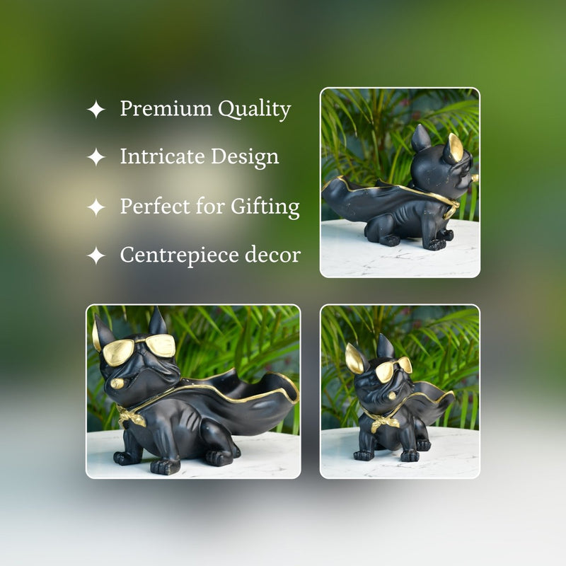 Sowpeace Resin Caped Dog Showpiece – view 4