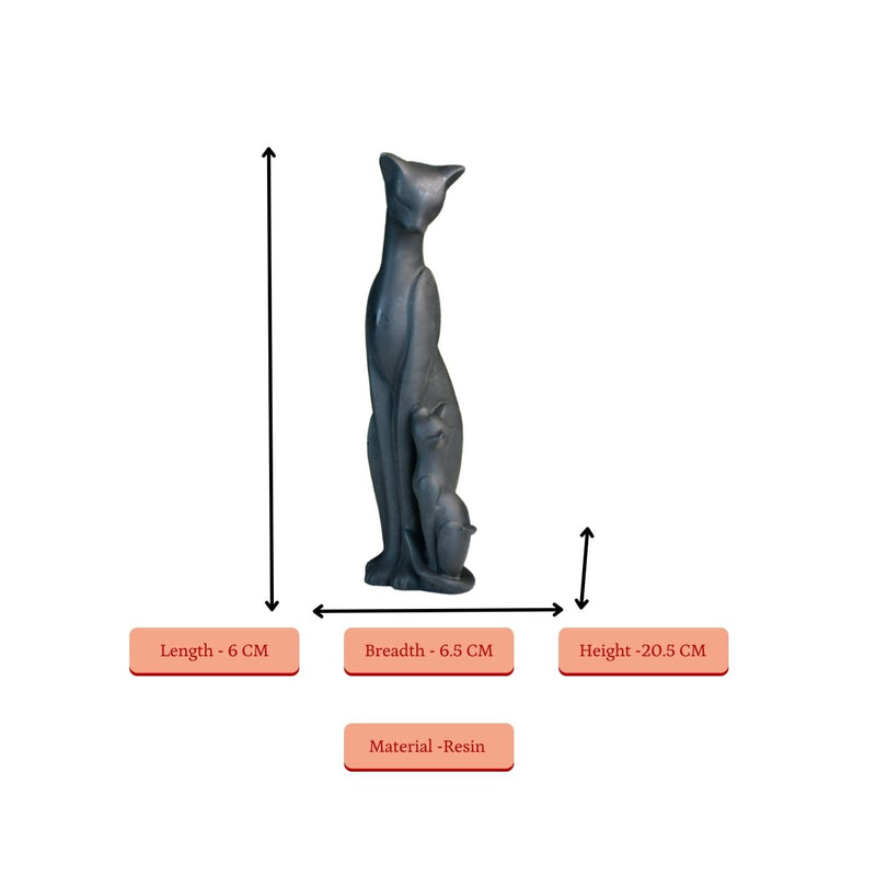 Sowpeace Resin Cat & Mom – view 4
