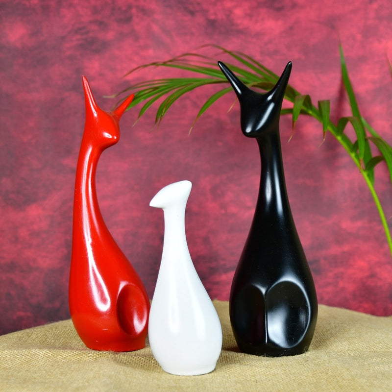 Sowpeace Resin Cat Trio – view 6