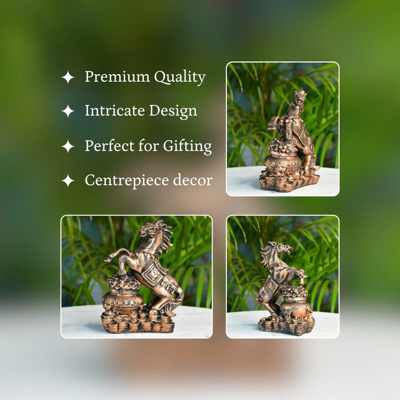 Sowpeace Resin Coin Horse Holder – view 3