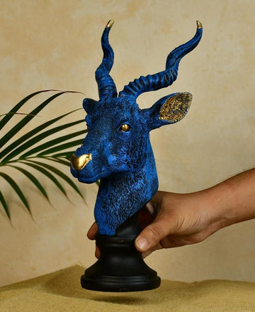 Sowpeace Resin Deer Bust — alternate view