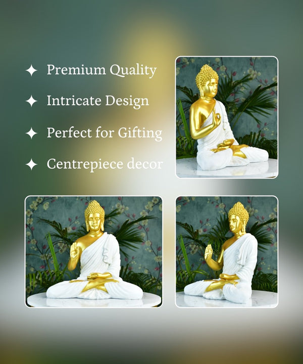 Sowpeace Resin Gold Buddha Decor — image 3