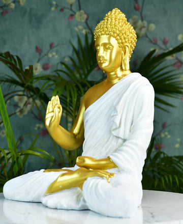 Sowpeace Resin Gold Buddha Decor — alternate view