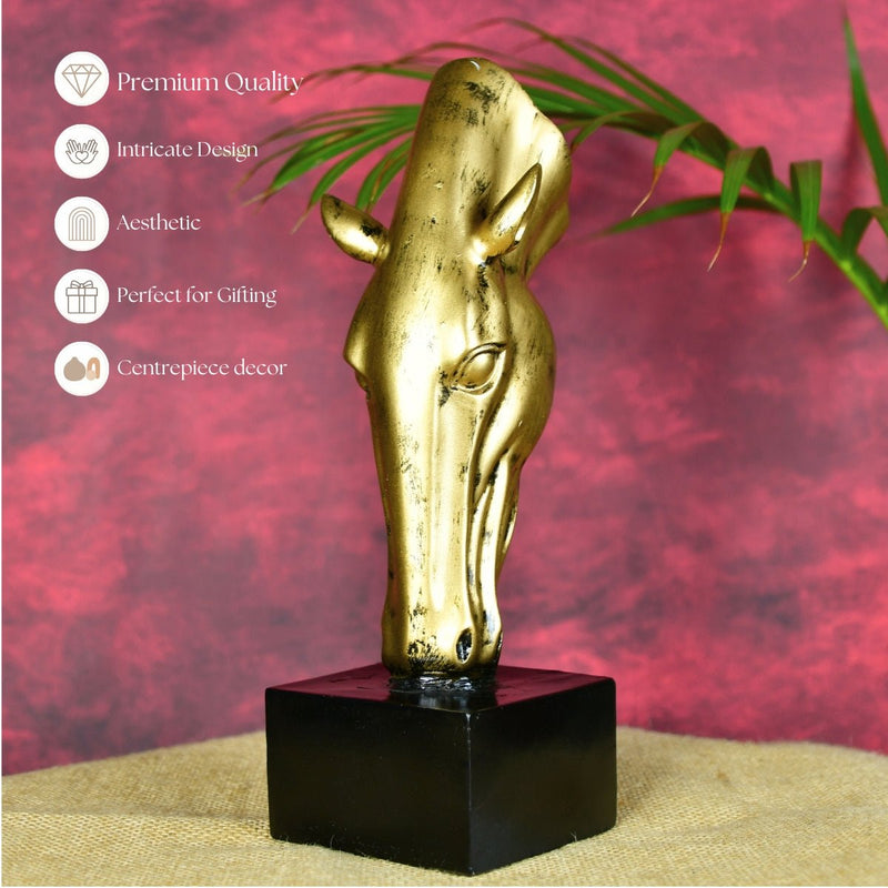 Sowpeace Resin Grazing Horse – view 4