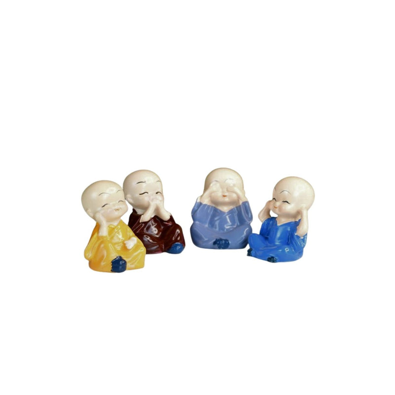 Sowpeace Resin Mini Monk Set of 4 – view 7