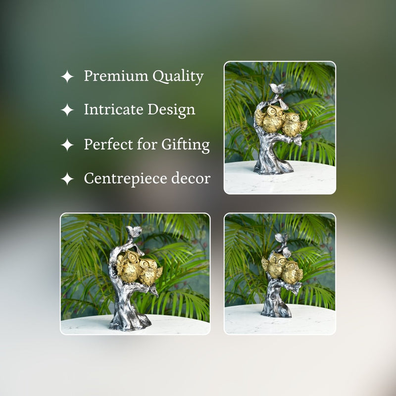 Sowpeace Resin Owl Branch – view 3