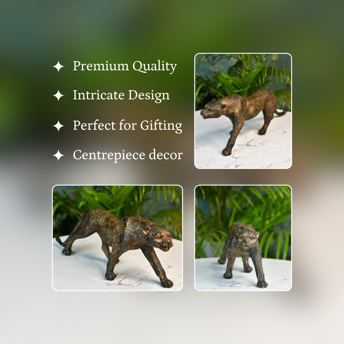 Sowpeace Resin Panther Decor - Decor - Sowpeace - 