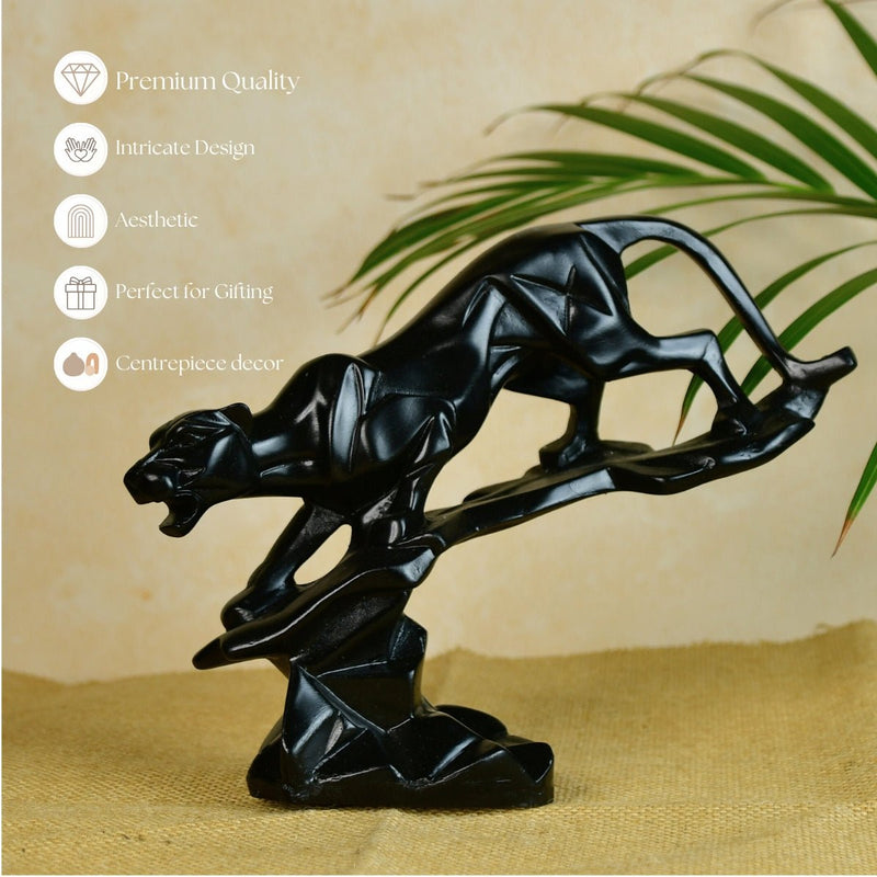 Sowpeace Resin Panther Statue – view 4