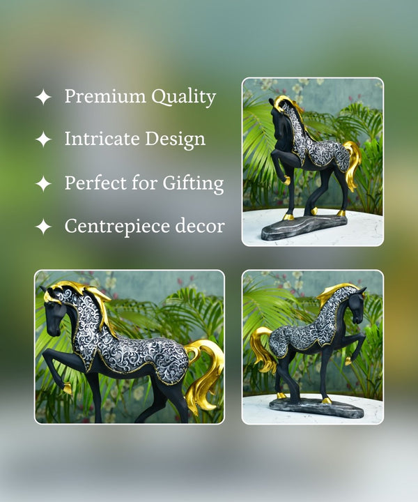 Sowpeace Resin Stallion Showpiece — image 3