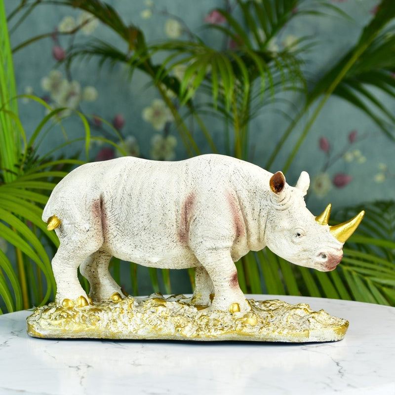 Sowpeace Resin White Rhino Decor – view 2
