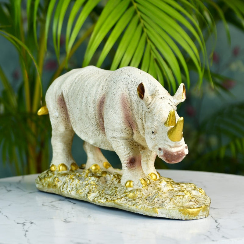 Sowpeace Resin White Rhino Decor – view 5