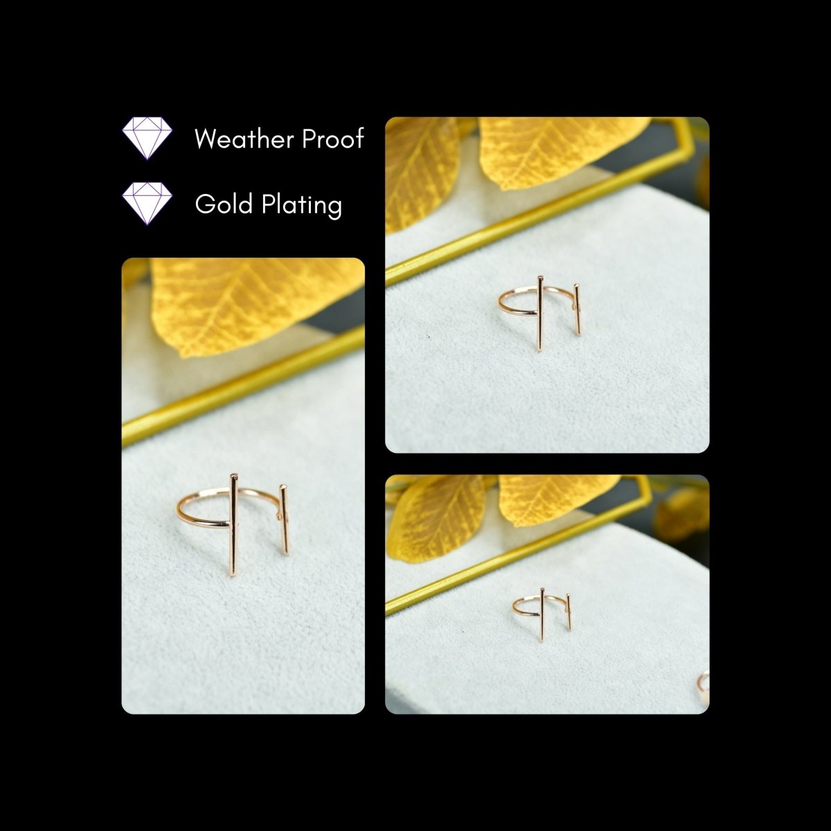 Sowpeace Rose Gold Double Line Ring Stainless Steel | Elegant One‑Size Adjustable Jewelry for Women & Men - Sowpeace - 