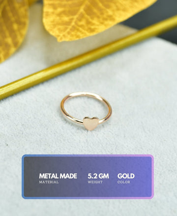 Sowpeace Rose Gold Heart Ring Stainless Steel | Elegant One‑Size Adjustable Jewelry for Women & Men — alternate view