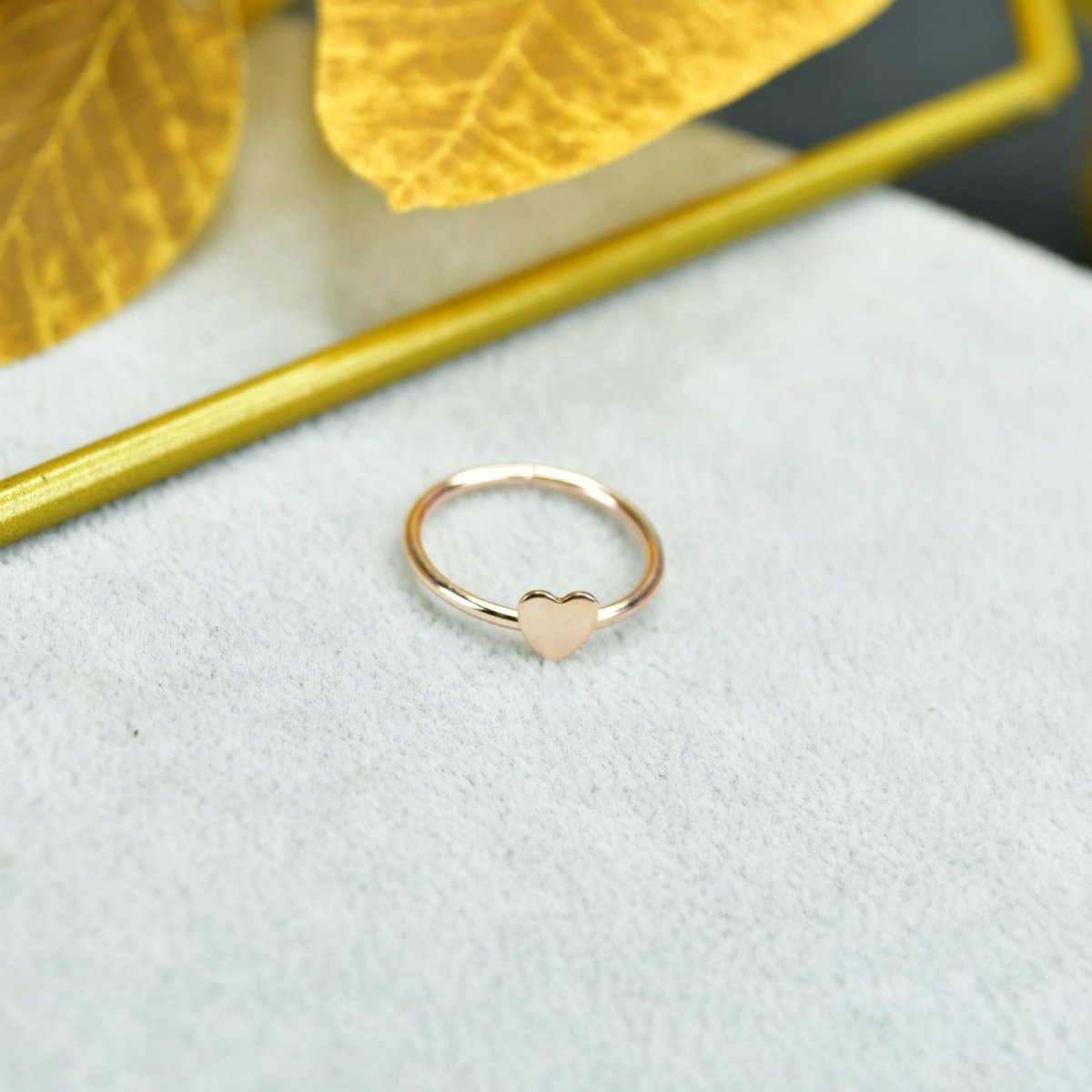 Sowpeace Rose Gold Heart Ring Stainless Steel | Elegant One‑Size Adjustable Jewelry for Women & Men - Sowpeace - 