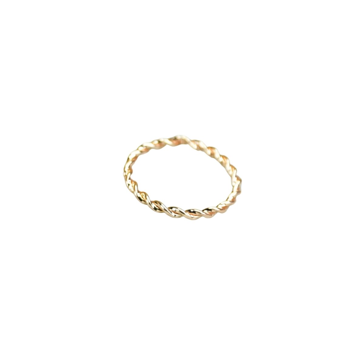 Sowpeace Rose Gold Twisted Metal Ring Stainless Steel | Stylish One‑Size Adjustable Jewelry for Women & Men - Sowpeace - 