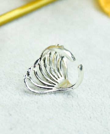 Sowpeace Rose Silver Butterfly Ring Set Stainless Steel | Elegant One‑Size Adjustable Jewelry for Women & Men — alternate view