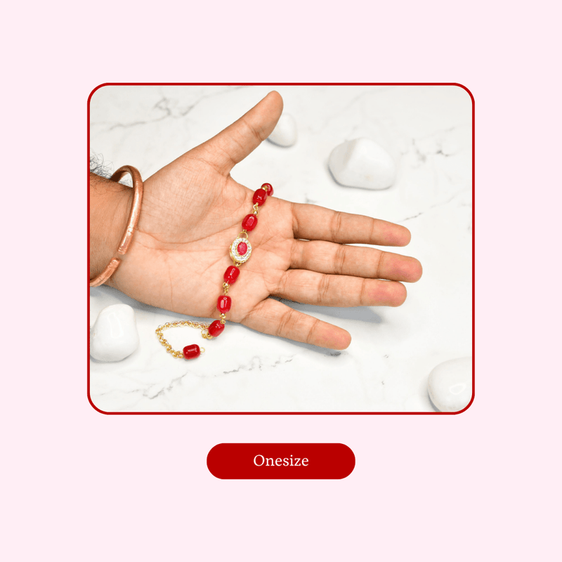 Sowpeace Rouge Allure Bracelet | Elegant Stainless Steel One‑Size Adjustable Fashion Jewelry for Women & Men – view 5