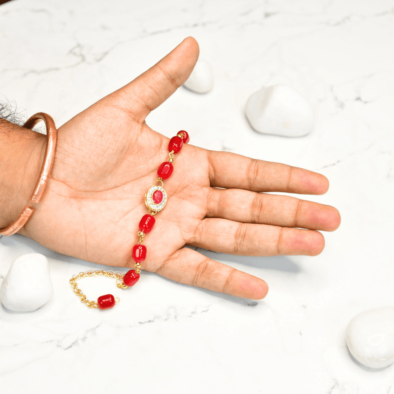 Sowpeace Rouge Allure Bracelet | Elegant Stainless Steel One‑Size Adjustable Fashion Jewelry for Women & Men – view 6