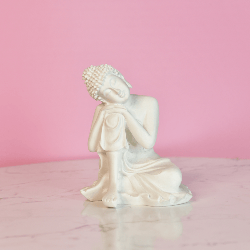Sowpeace Serene Thoughts Decorative Piece | Elegant White Resin Sculpture for Home Décor & Gifting – view 1