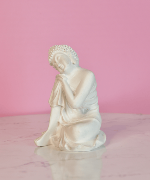 Sowpeace Serene Thoughts Decorative Piece | Elegant White Resin Sculpture for Home Décor & Gifting — image 6
