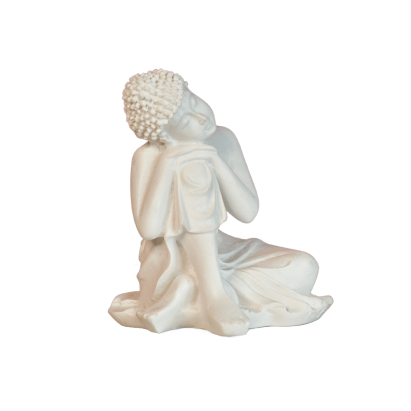 Sowpeace Serene Thoughts Decorative Piece | Elegant White Resin Sculpture for Home Décor & Gifting – view 7