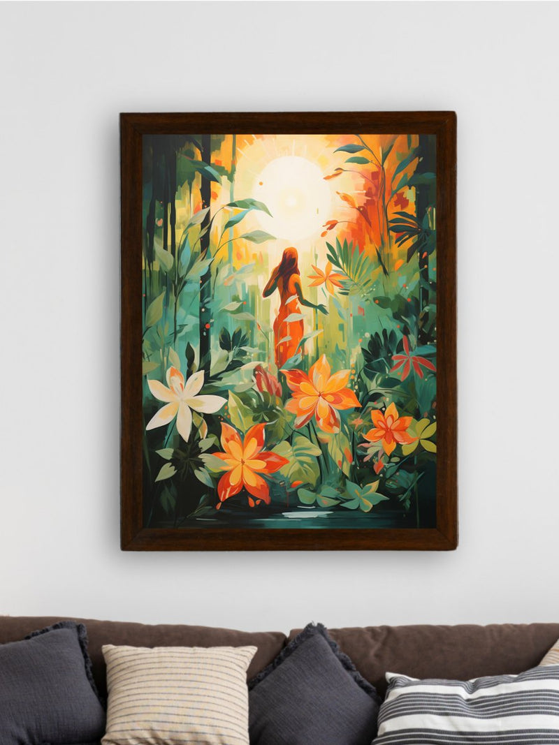 Sowpeace Serenity: Handcrafted Nature's Rejuvenating Embrace – Premium Canvas Print for Elegant and Peaceful Home Decor – view 3