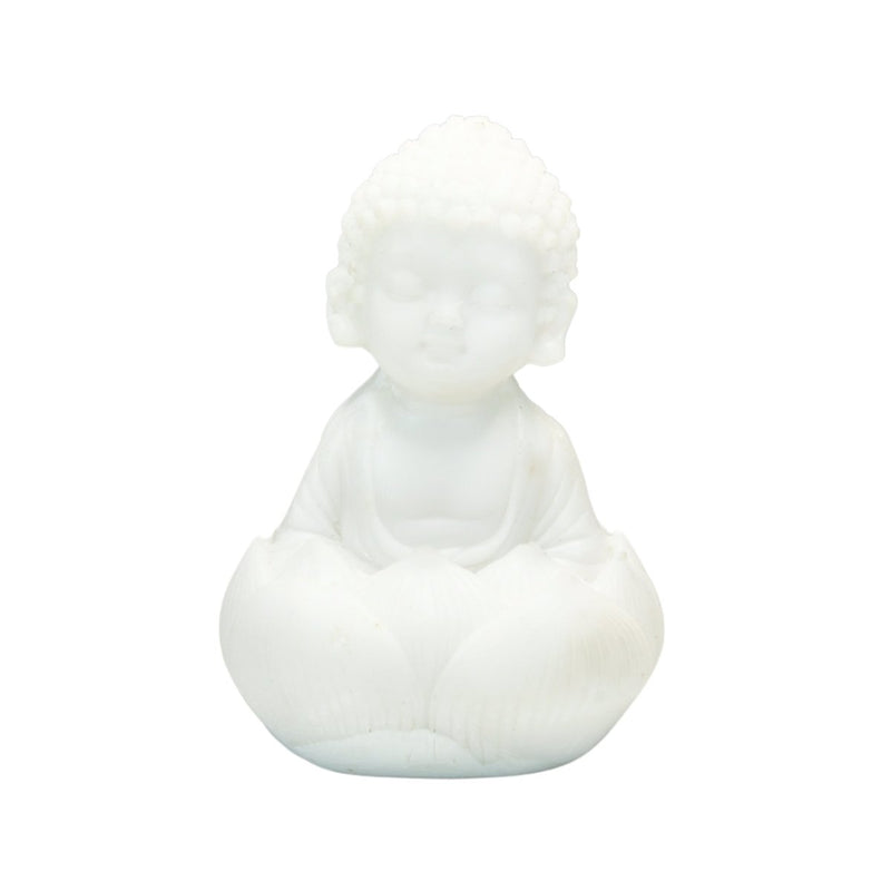 Sowpeace Sitting Baby Monk | Elegant Resin Spiritual Figurine for Peaceful Home Décor & Gifting – view 7