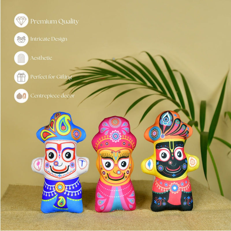 Sowpeace Stitched Cotton Jagannath Trio – view 5