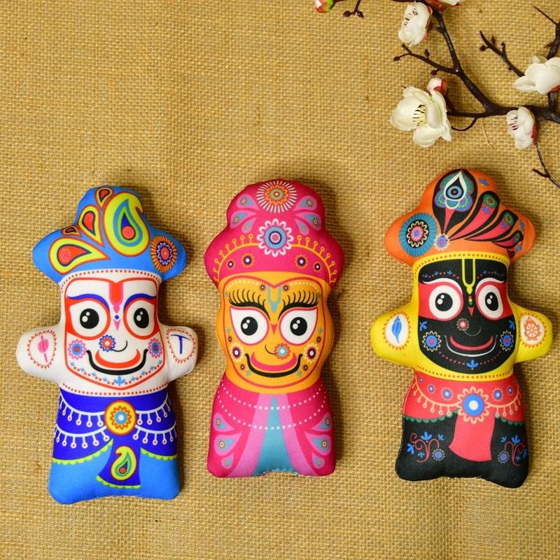 Sowpeace Stitched Cotton Jagannath Trio – view 4