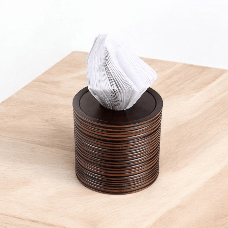 Sowpeace Stylish Acacia Wood Tissue Organizer – view 1