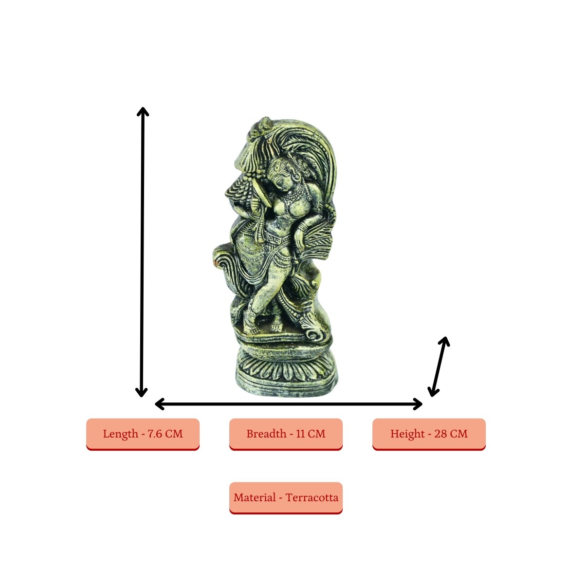 Sowpeace Terracotta Abstract Lady: Ancient Elegance for Home Decor - terracotta tabletop - Sowpeace - New Arrivals - Tabletop