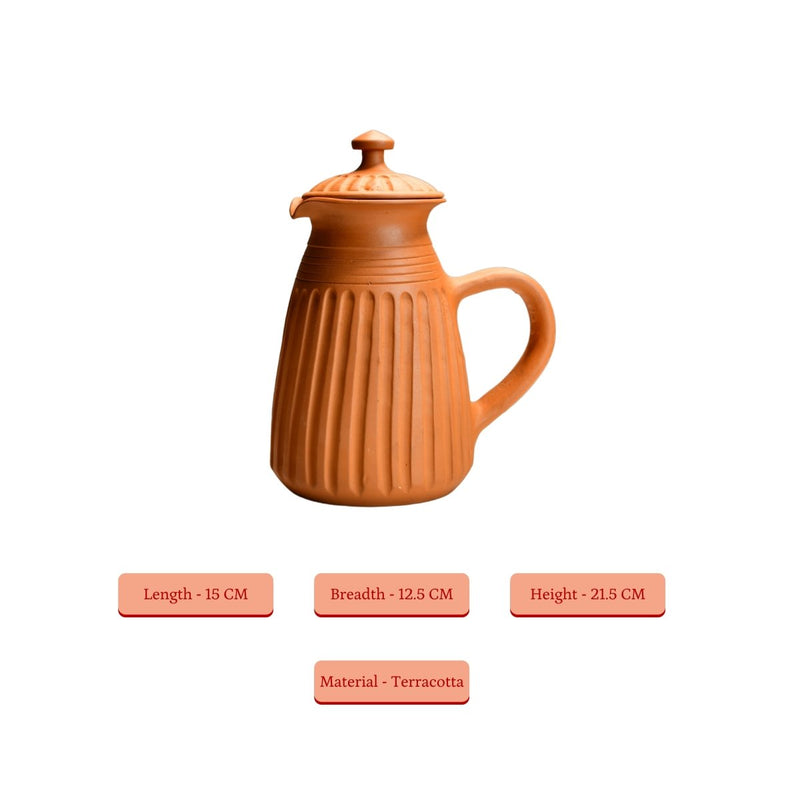 Sowpeace Terracotta Jug: Artful, Functional Home & Kitchenware – view 5