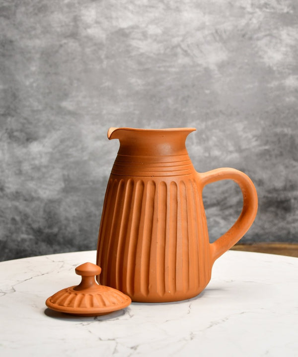 Sowpeace Terracotta Jug: Artful, Functional Home & Kitchenware — image 2
