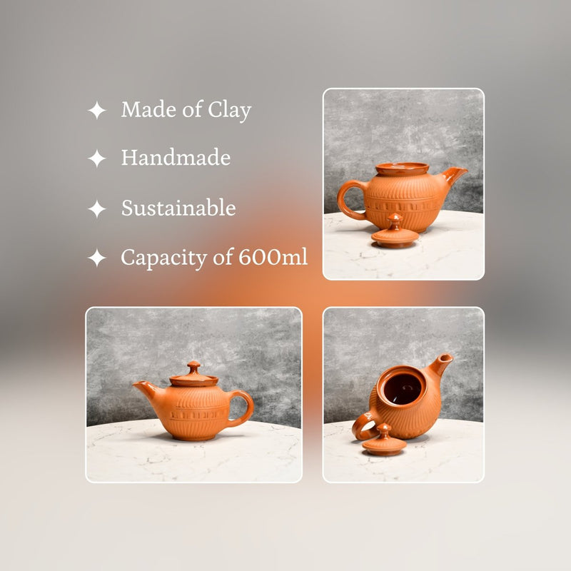 Sowpeace Terracotta Kettle: Artful Fusion for Home and Kitchen – view 3
