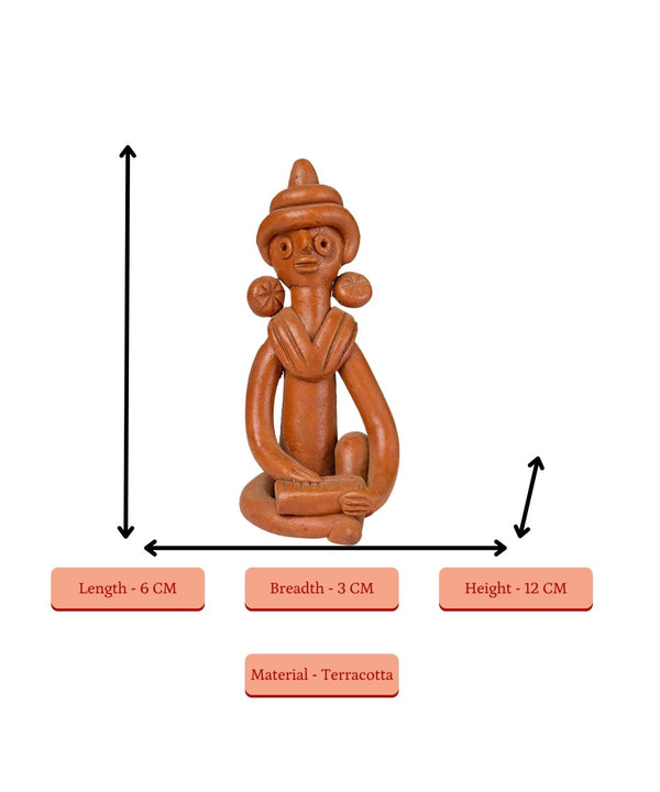 Sowpeace Terracotta Tribal Figurine Set: Artisan Tabletop Decor — image 4