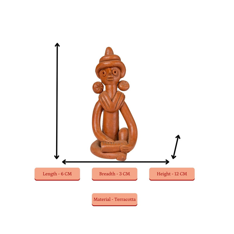 Sowpeace Terracotta Tribal Figurine Set: Artisan Tabletop Decor – view 4