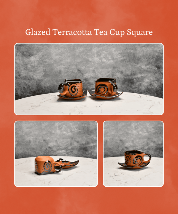 Sowpeace The Saucer Story (Set of 2) | Handcrafted Terracotta Tea & Coffee Saucers for Gifting & Daily Use — image 6