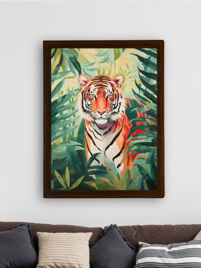 Sowpeace Tiger Canvas Wall Art: Premium Home Decor Print with Frame – view 3