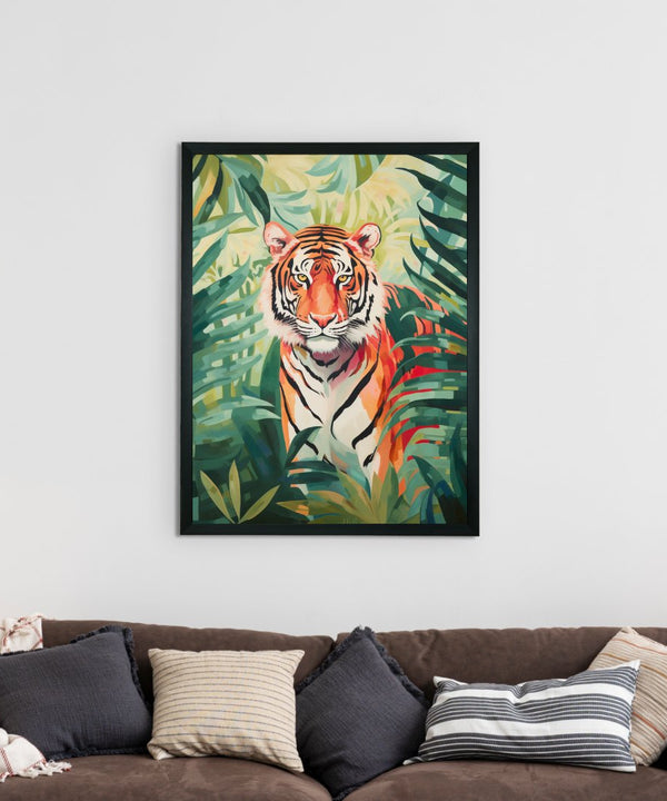 Sowpeace Tiger Canvas Wall Art: Premium Home Decor Print with Frame — image 2