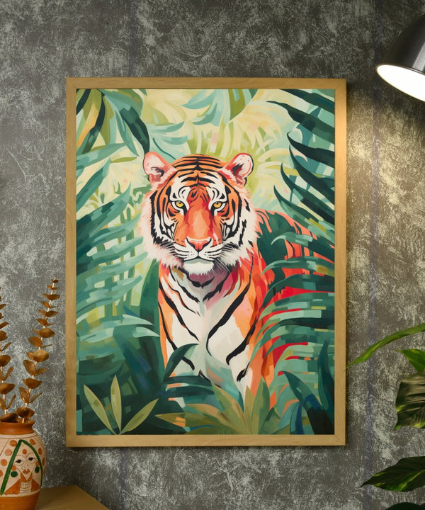 Sowpeace Tiger Canvas Wall Art: Premium Home Decor Print with Frame — image 4