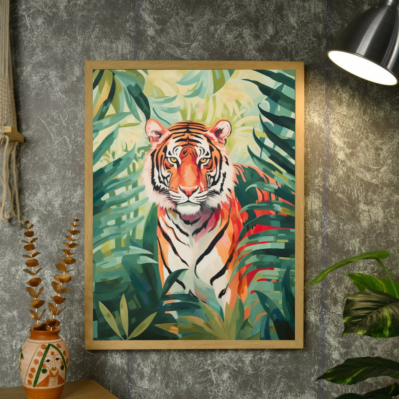 Sowpeace Tiger Canvas Wall Art: Premium Home Decor Print with Frame – view 4