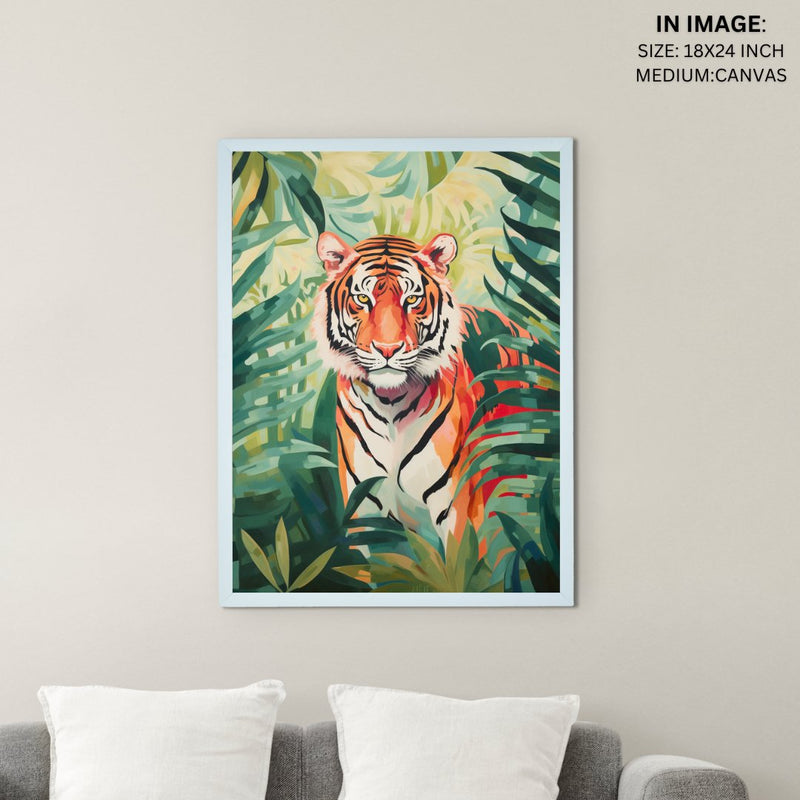 Sowpeace Tiger Canvas Wall Art: Premium Home Decor Print with Frame – view 5