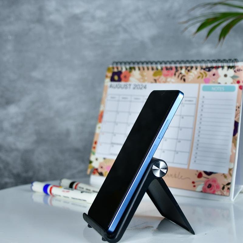 Sowpeace Trendy Adjustable Silver Tablet Stand with Black Hinges – view 1