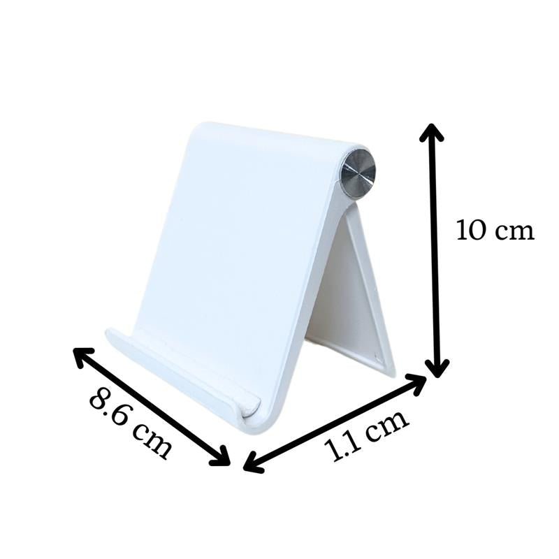 Sowpeace Trendy Adjustable Silver Tablet Stand with White Hinges – view 4