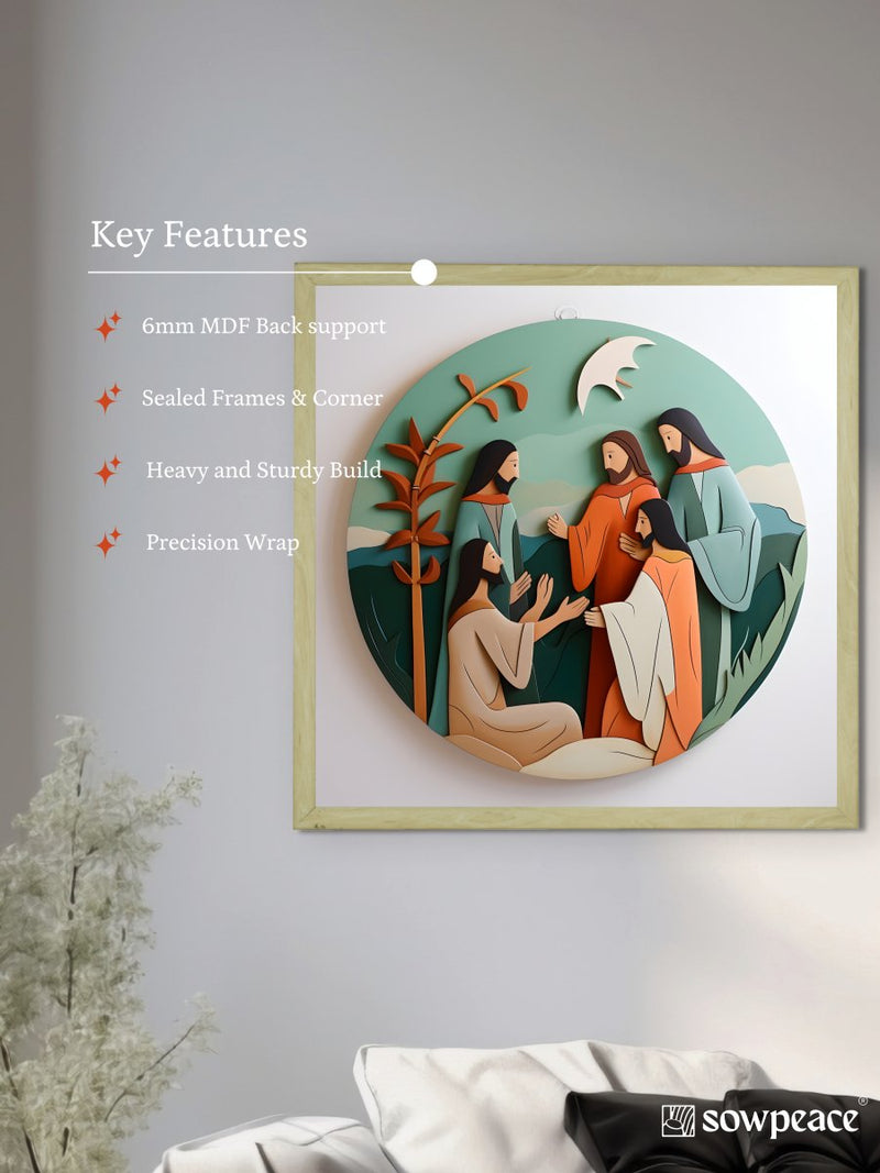 Sowpeace: Where Faith Meets Form – Premium Handcrafted Canvas Art for Elegant and Spiritual Home Interiors – view 6
