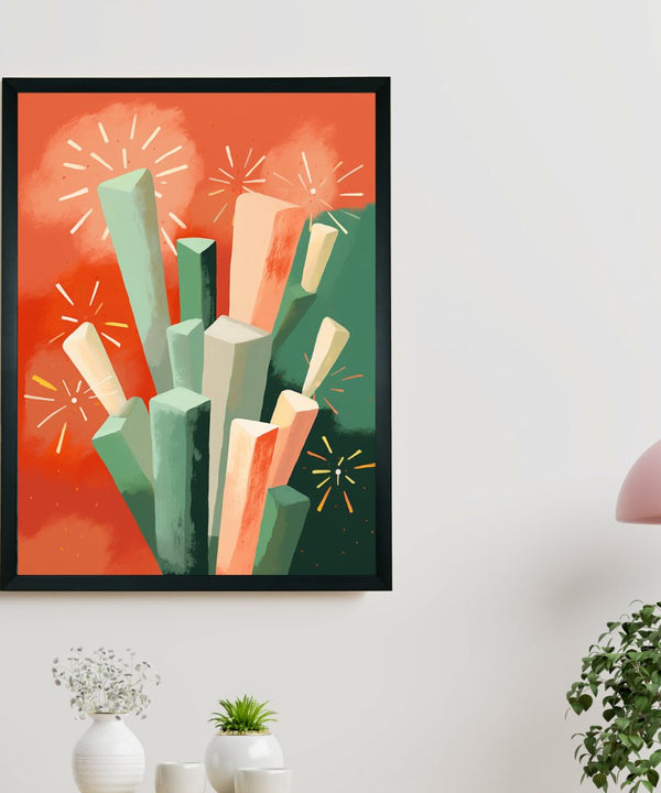 Sowpeace: Winter Sticks - Abstract Nature Art — image 2