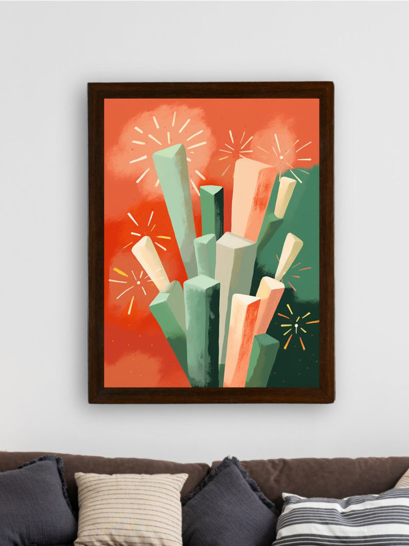 Sowpeace: Winter Sticks - Abstract Nature Art – view 3