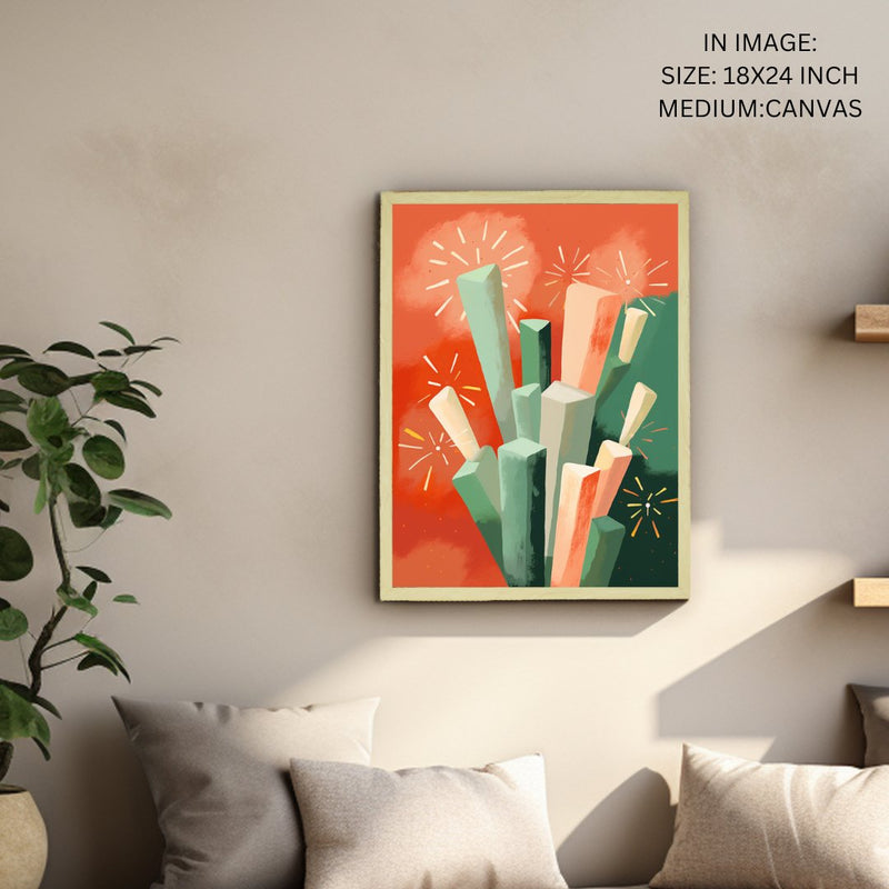 Sowpeace: Winter Sticks - Abstract Nature Art – view 5