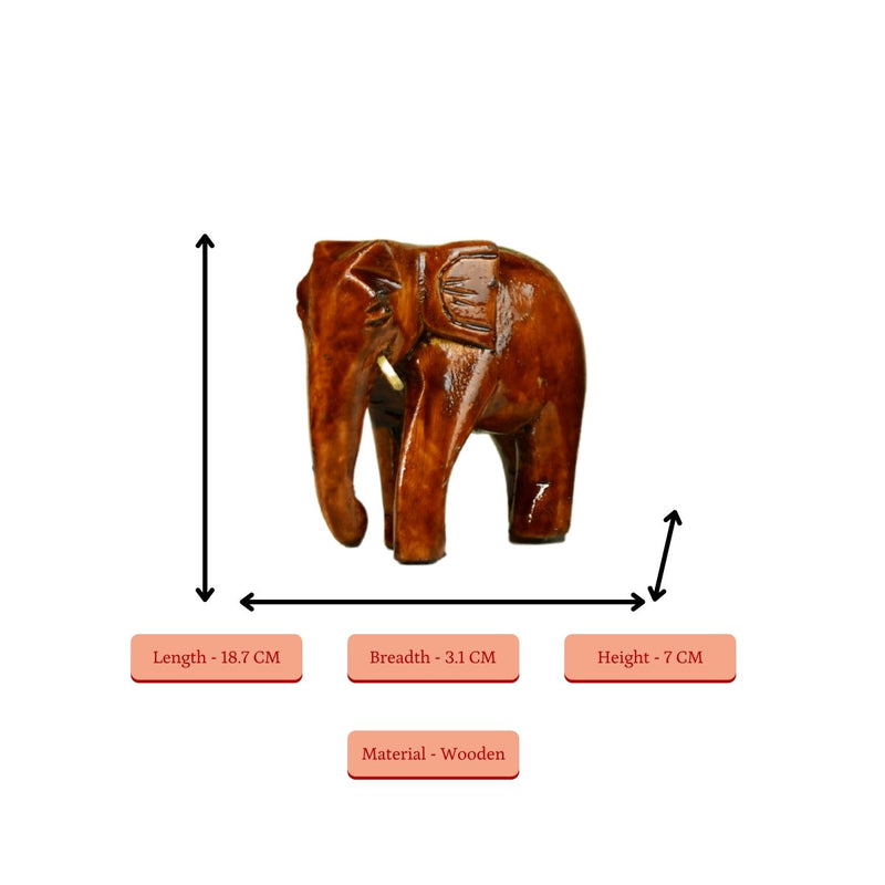 Sowpeace Wooden Descending Elephant Set of 3: Artisan Tabletop Decor – view 4