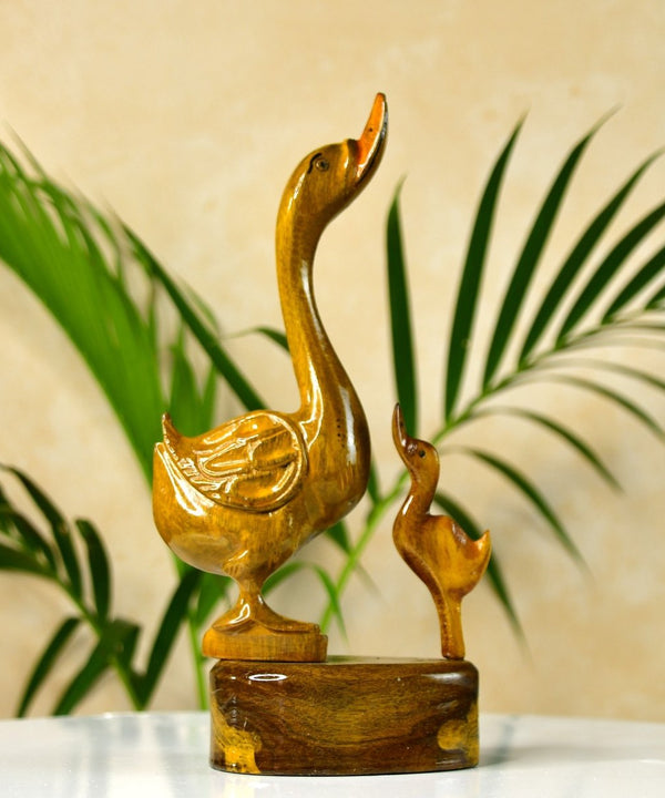 Sowpeace Wooden Duck Set: Artisan Home Decor Accent — image 6